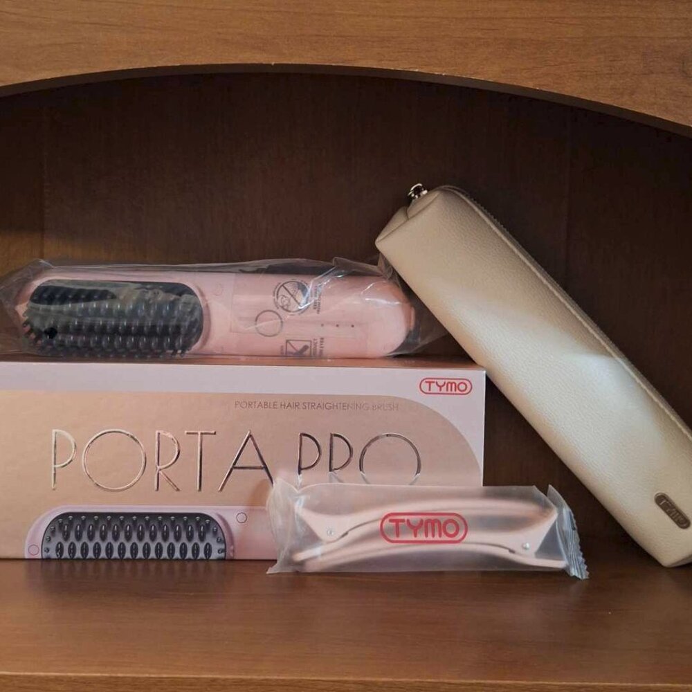 NIP TYMO PORTA PRO PINK HAIR STRAIGHTENER